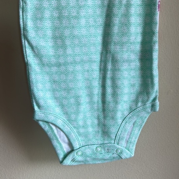 CARTER’s LITTLE BABY BASICS BODYSUIT GIRLS RUFFLE SIZE 6 months New with tags - Picture 7 of 9